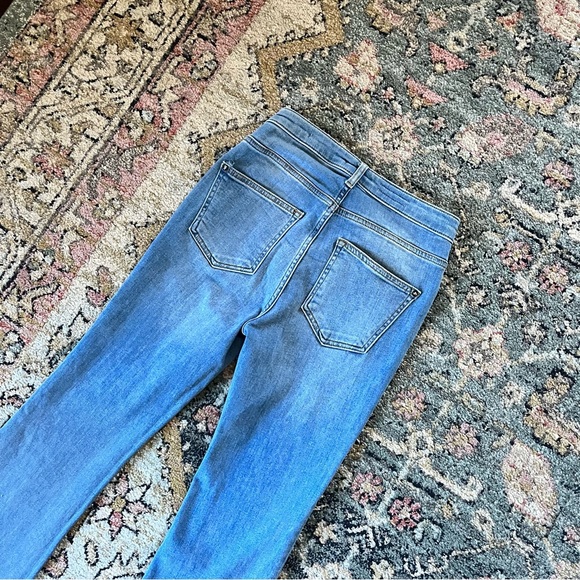 Anthropologie Pilcro The Icon High Rise Flare Denim Jeans Light Wash Sz 26 - Picture 12 of 12